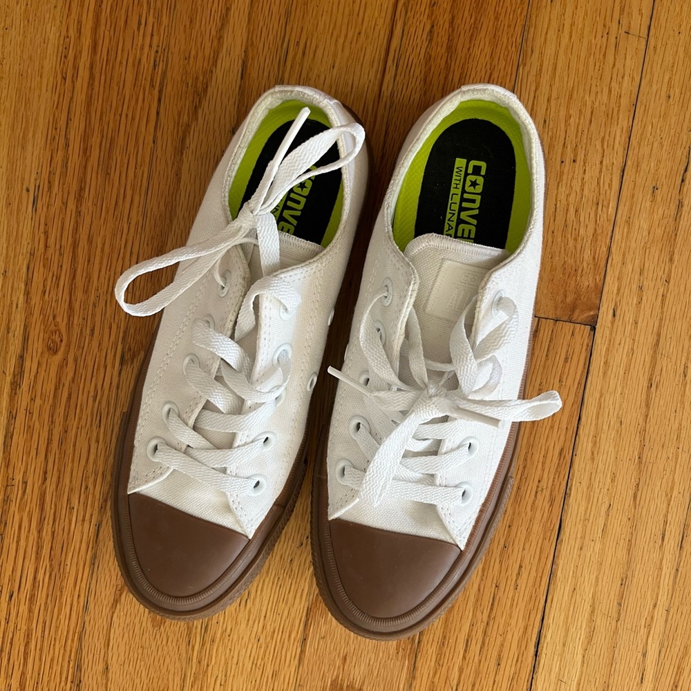 Converse Chuck CTAS II Gum Low Top Canvas Trainers